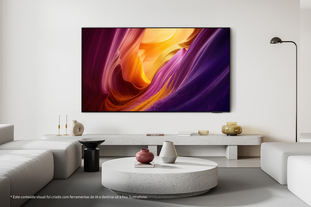 TV OLED 65" (163 cm) S95H 4K SEM Reflexos Samsung TQ65S95HFTXXC Vision AI Smart TV 16