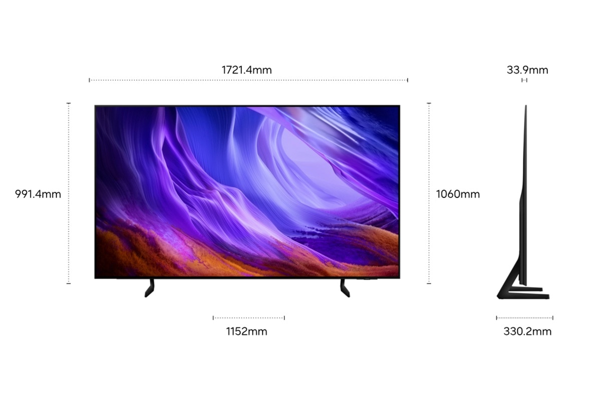 TV OLED 77" (194 cm) Samsung S85H 4K TQ77S85HAEXXC Vision AI Smart TV 3