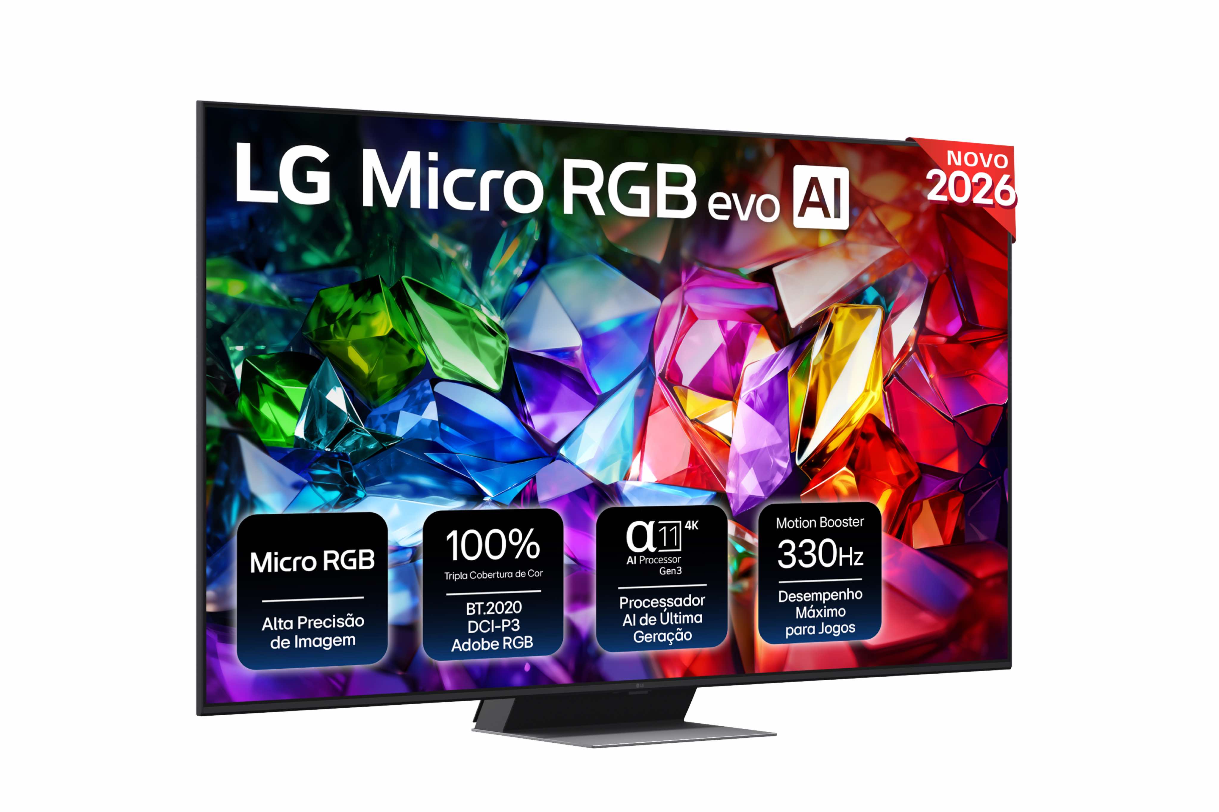 Imagem 0 de TV Micro RGB evo 86" (217 cm) LG 86MRGB96B6B 4K, Smart TV, AI, MRGB96 