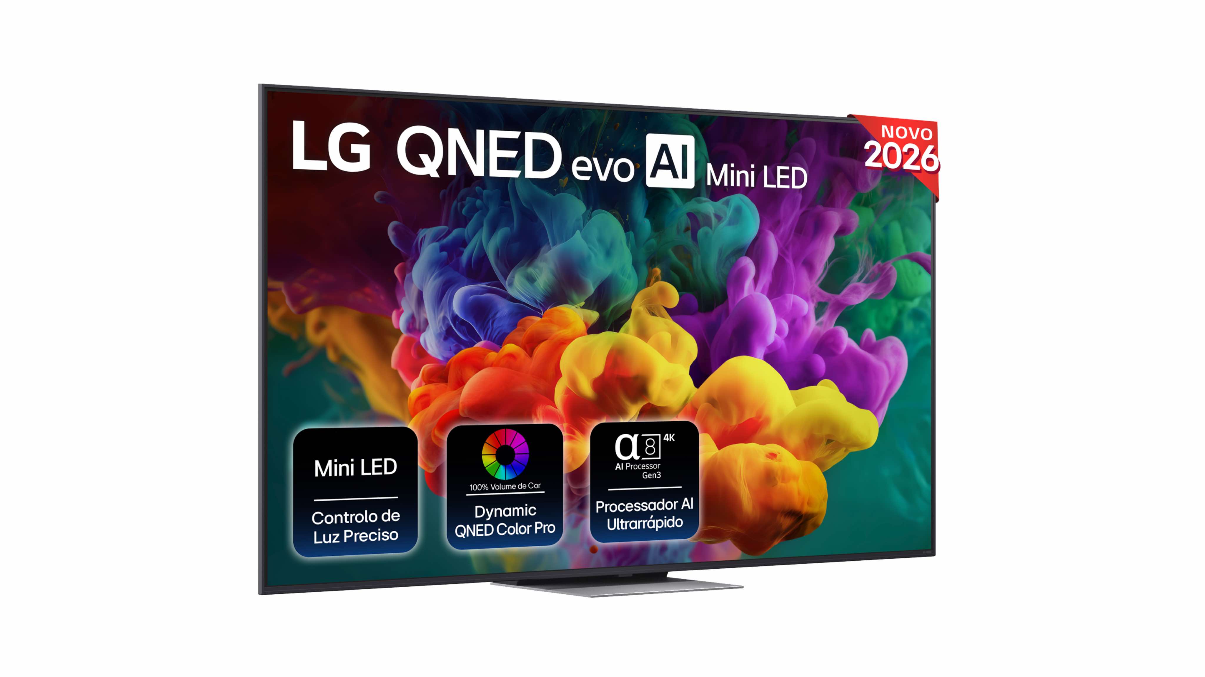 Imagem 0 de TV QNED evo AI Mini LED 75" (189 cm) LG 75QNED87B6A.AEU 4K, Smart TV