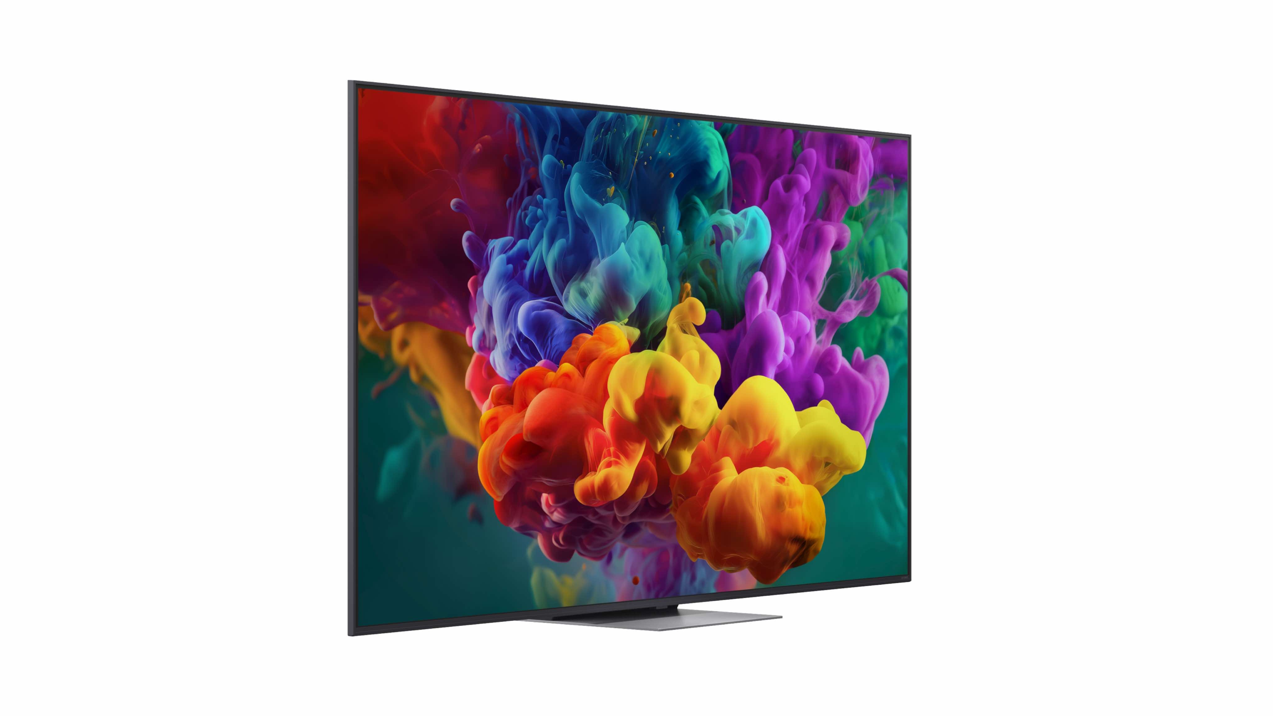 TV QNED evo AI Mini LED 75" (189 cm) LG 75QNED87B6A.AEU 4K, Smart TV Cinzento escuro / Preto-4