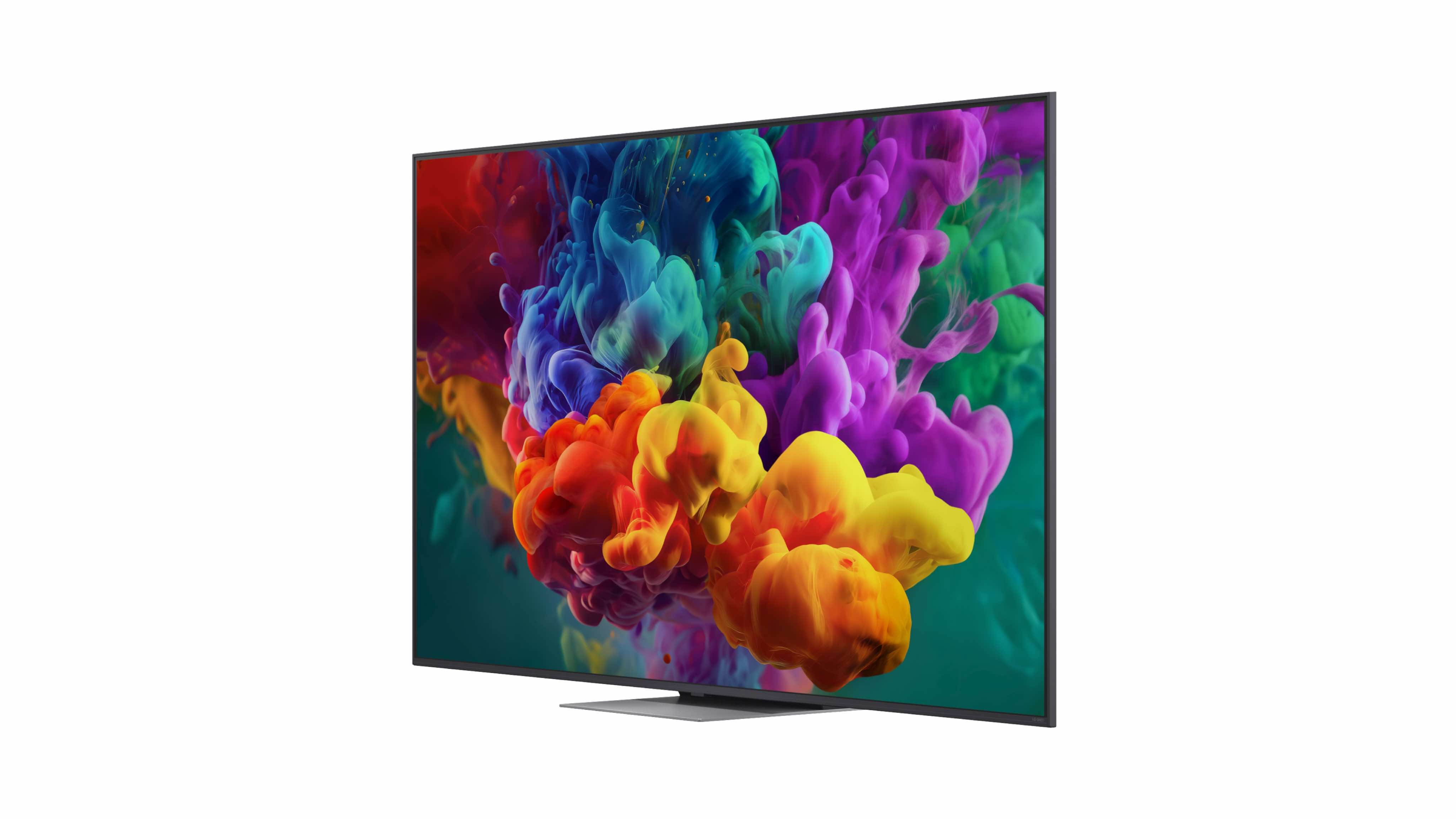 TV QNED evo AI Mini LED 75" (189 cm) LG 75QNED87B6A.AEU 4K, Smart TV Cinzento escuro / Preto-5