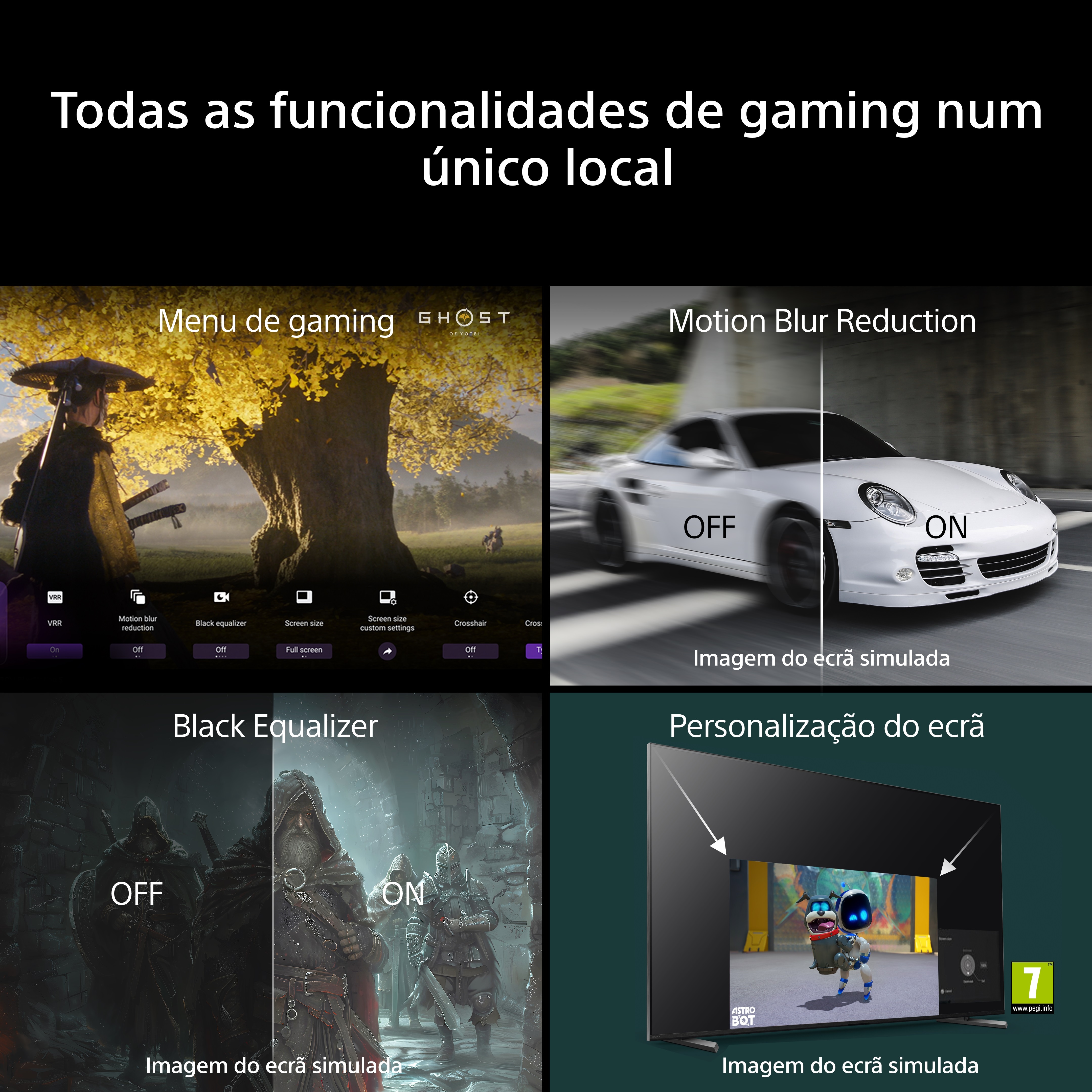 TV True RGB 75" (189 cm) Sony Bravia 7 II IA 4K K75XR75M2PB.CEI Smart TV Preto-15