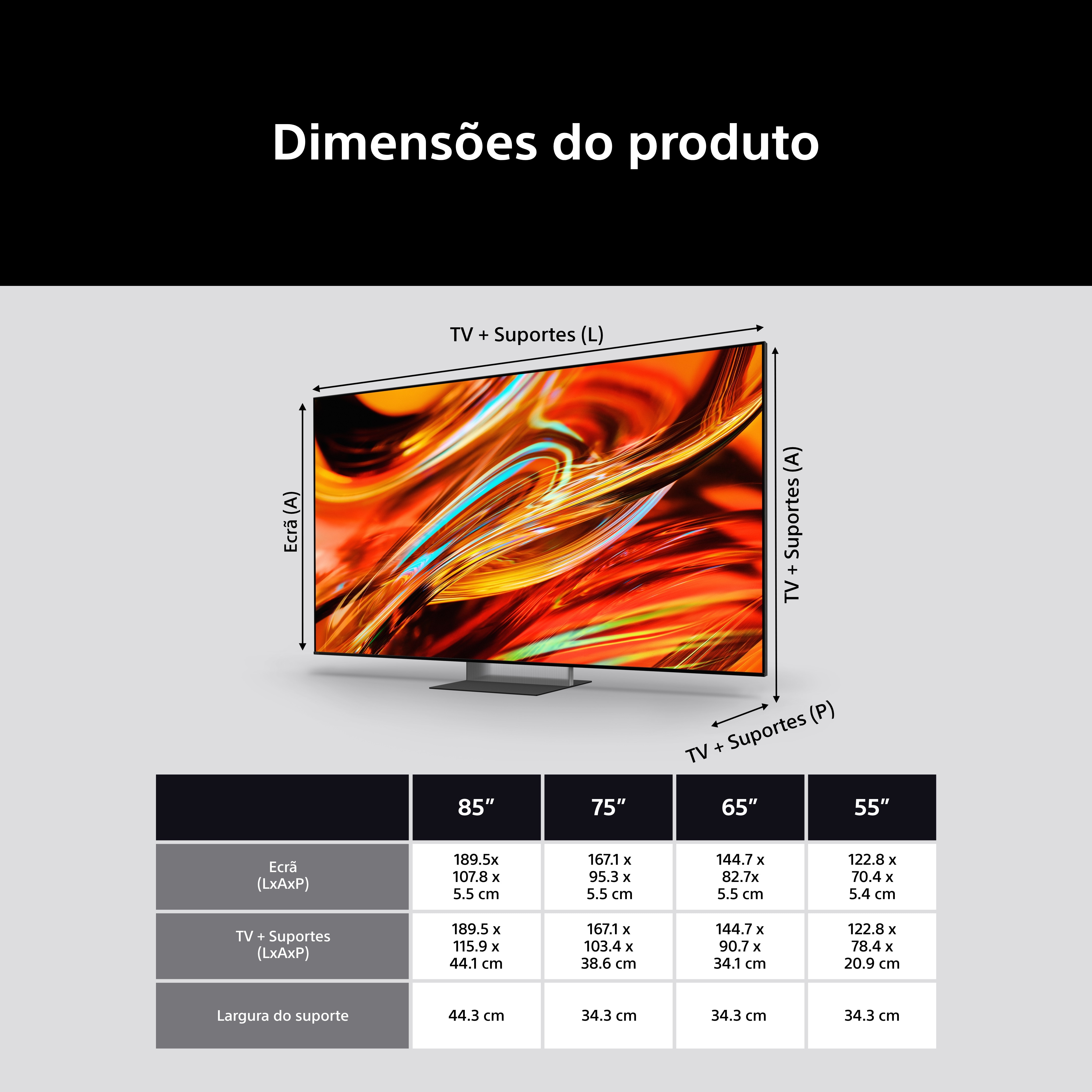 TV True RGB 85" (215 cm) Sony Bravia 7 II IA 4K K85XR75M2PB.CEI Smart TV Preto-9