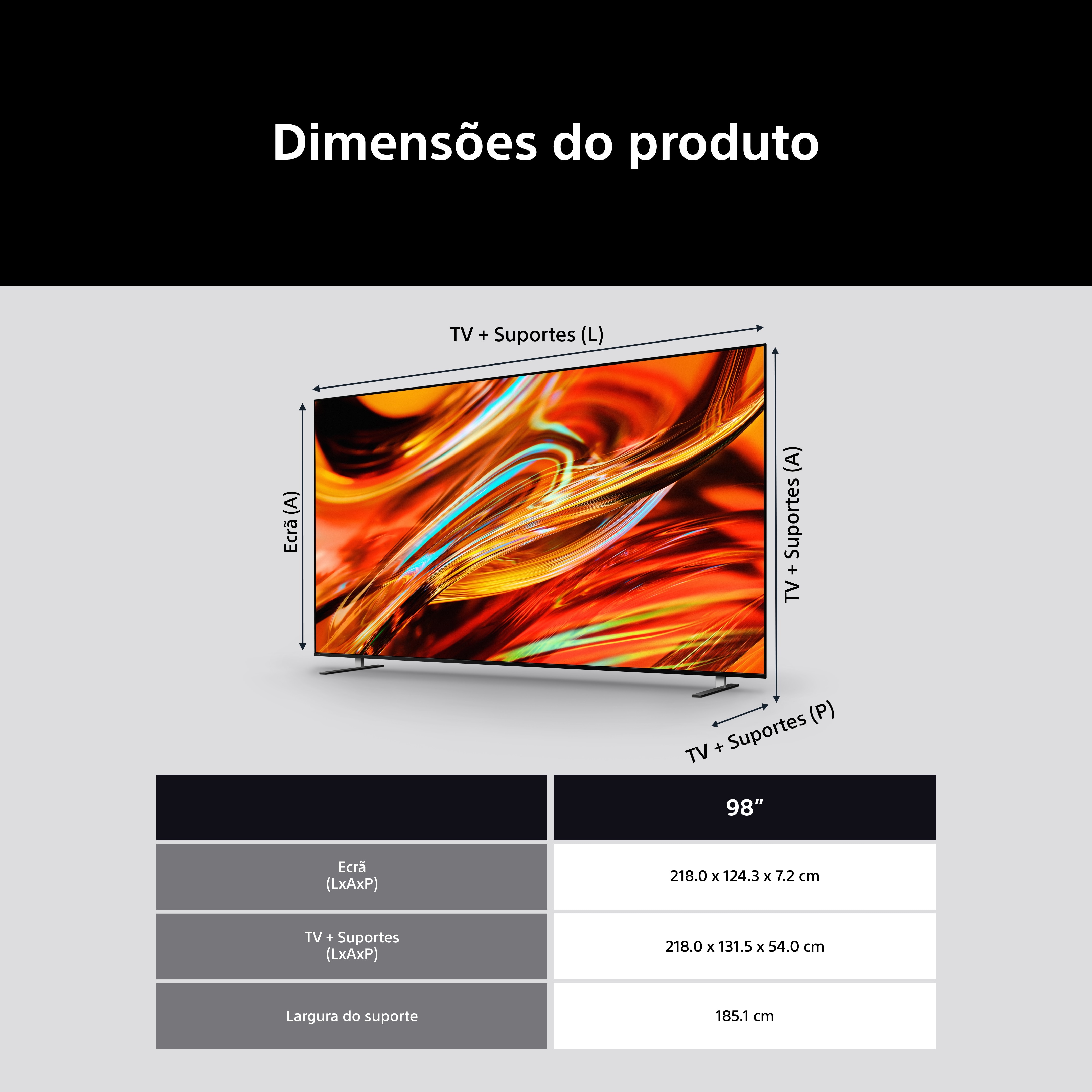 TV True RGB 98" (248 cm) Sony Bravia 7 II IA 4K K98XR75M2PB.CEI Smart TV Preto-9
