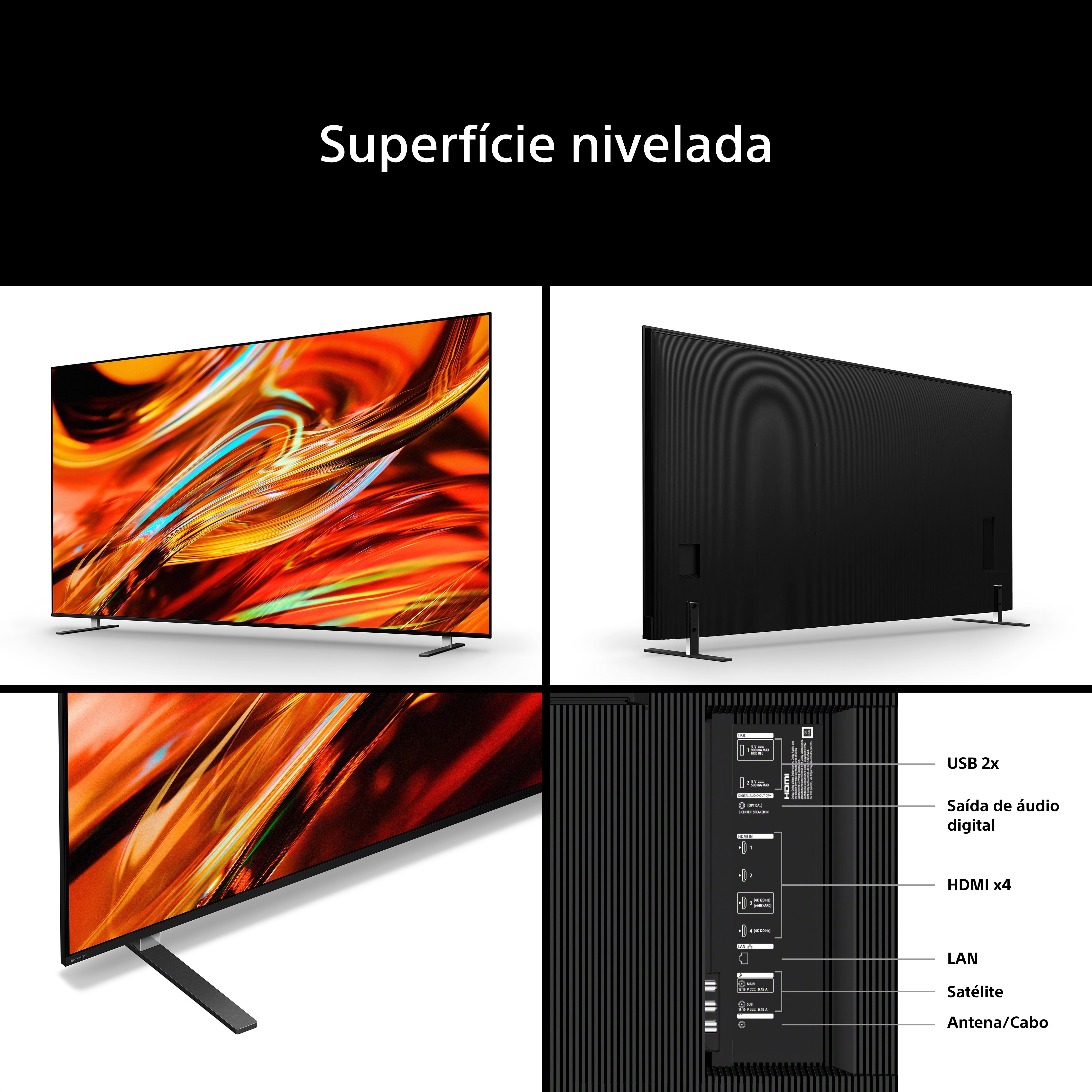 TV True RGB 98" (248 cm) Sony Bravia 7 II IA 4K K98XR75M2PB.CEI Smart TV Preto-10