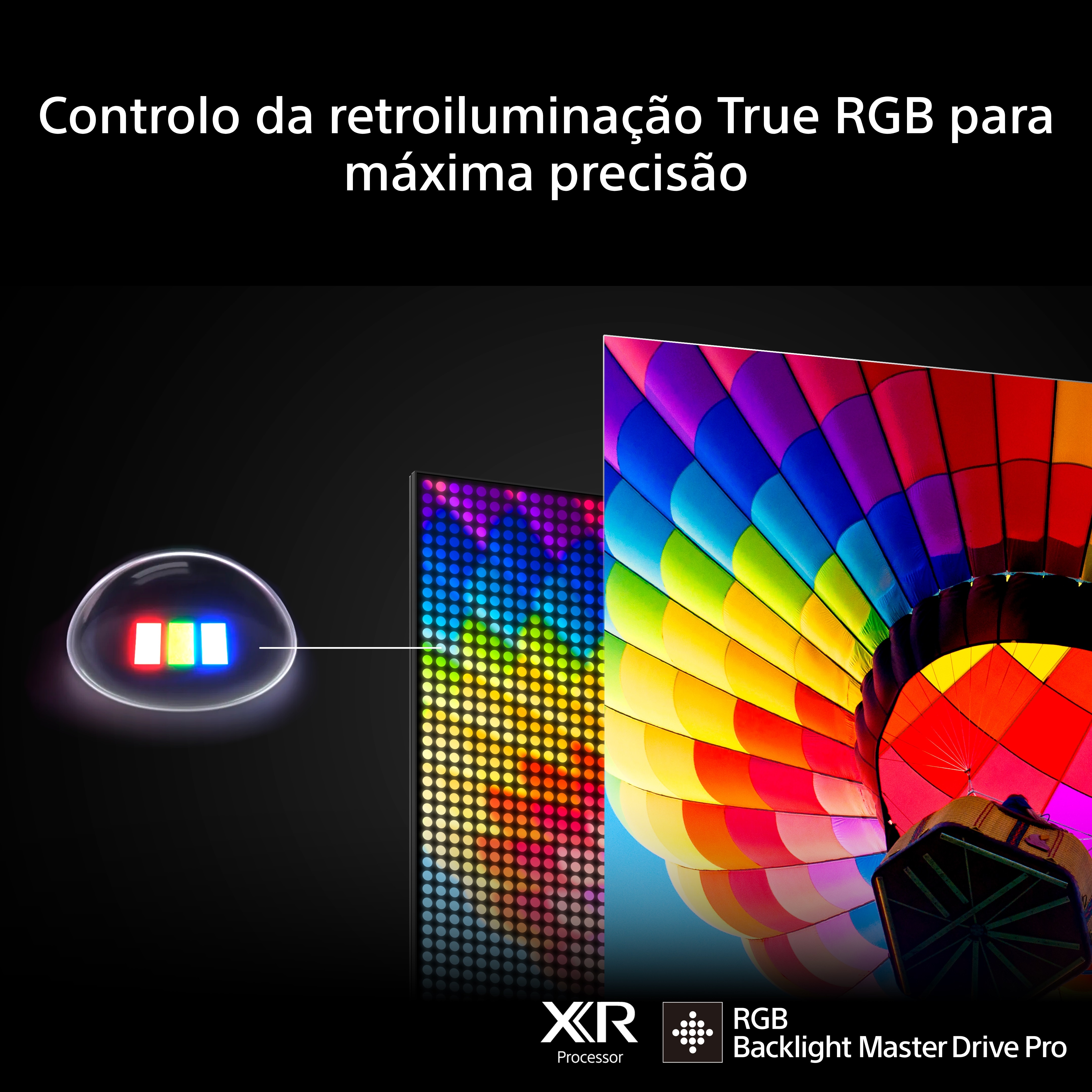 TV True RGB 75" (189 cm) Sony Bravia 9 II IA 4K K75XR95M2PB.CEI Smart TV Preto-3