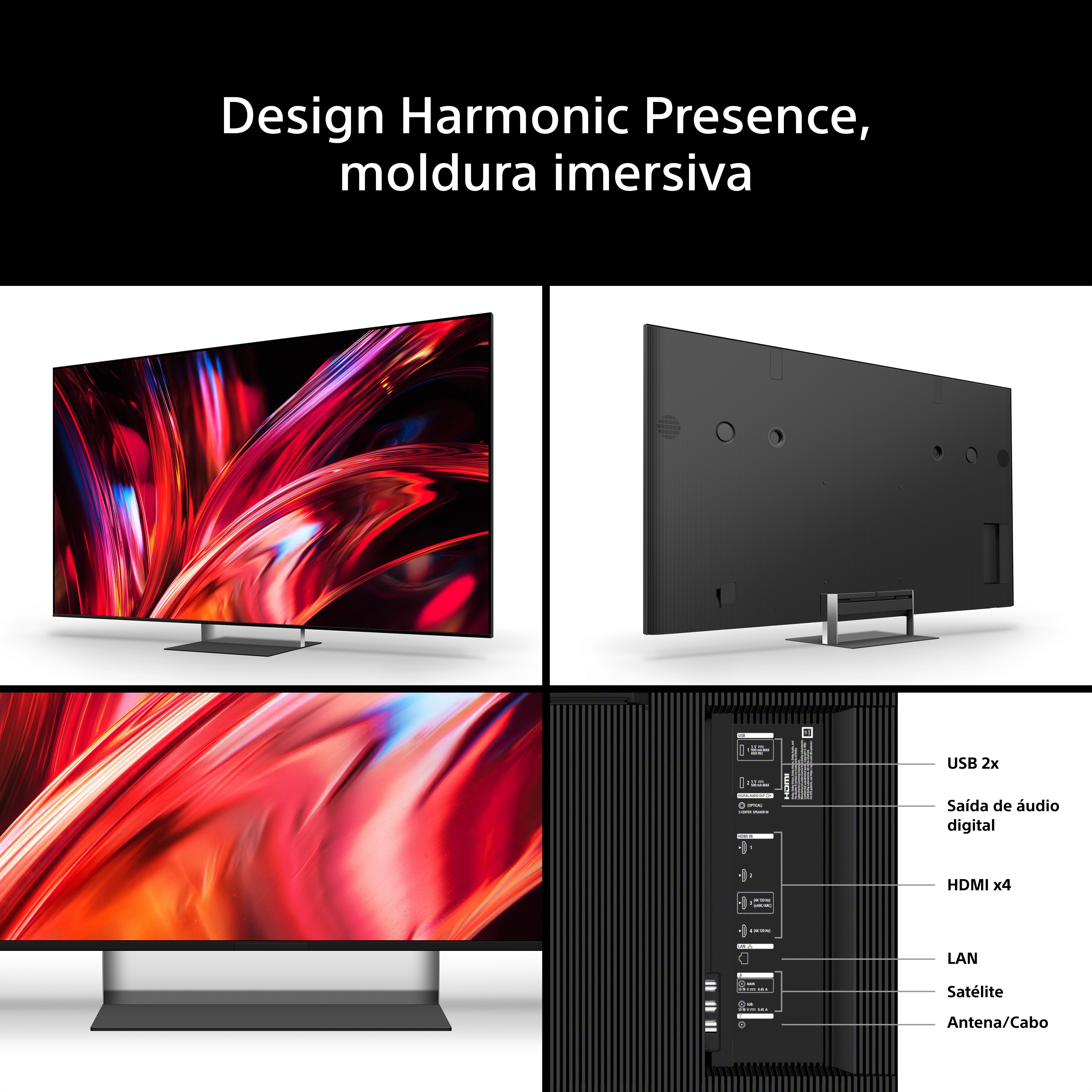 TV True RGB 85" (215 cm) Sony Bravia 9 II IA 4K K85XR95M2PB.CEI Smart TV Preto-11