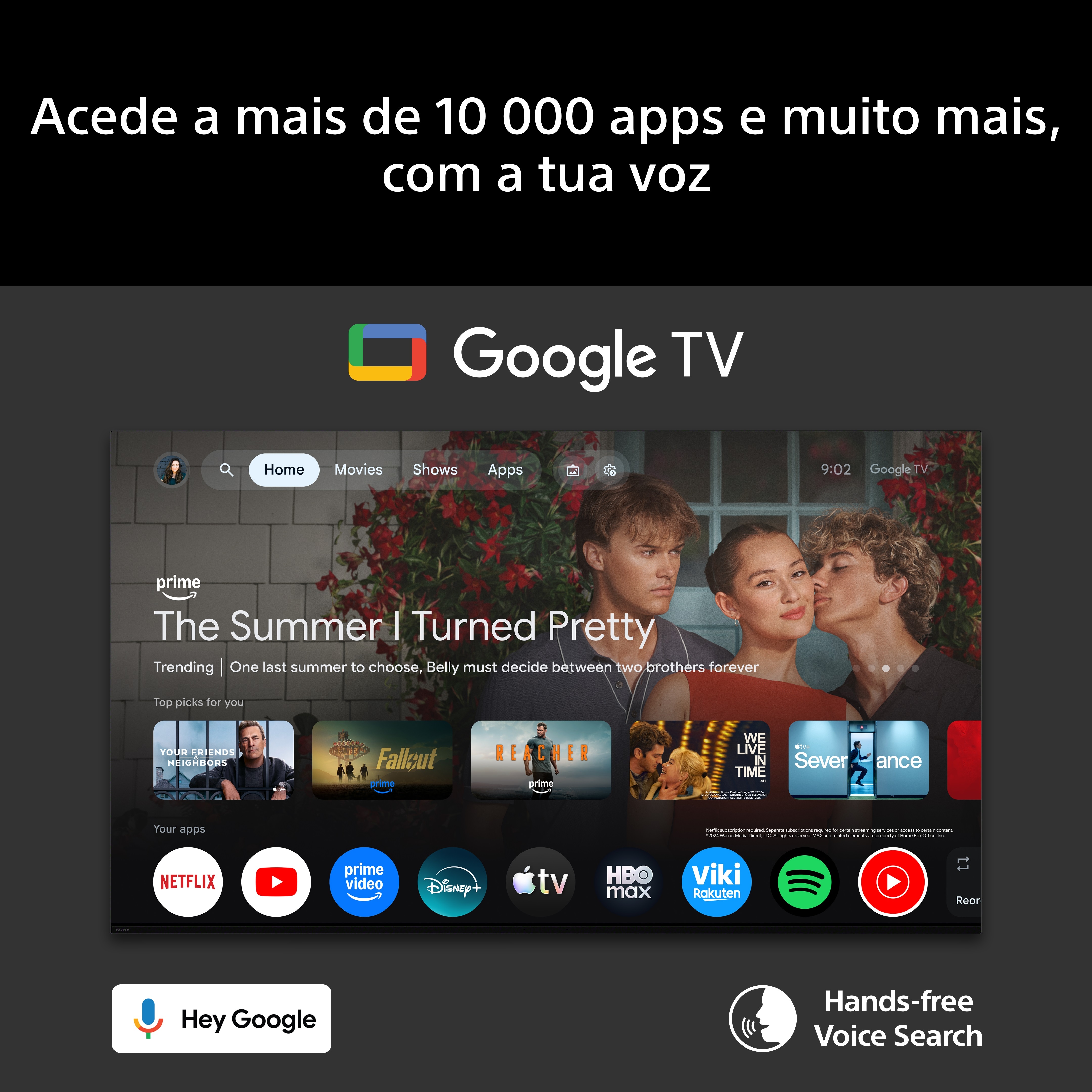 TV True RGB 115" (291 cm) Sony Bravia 9 II IA 4K K115XR95M2B.CEI Smart TV Preto-8