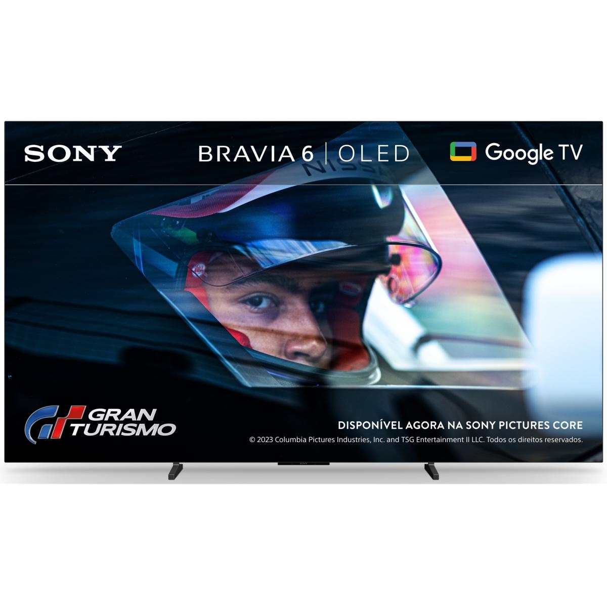 Imagem 0 de TV OLED 77" Sony BRAVIA 6 77A65 4K HDR, Dolby, Vision/Atmos, Google TV/Cast, Apple Airplay, Game Menu, Ideal PS5, 120 Hz
