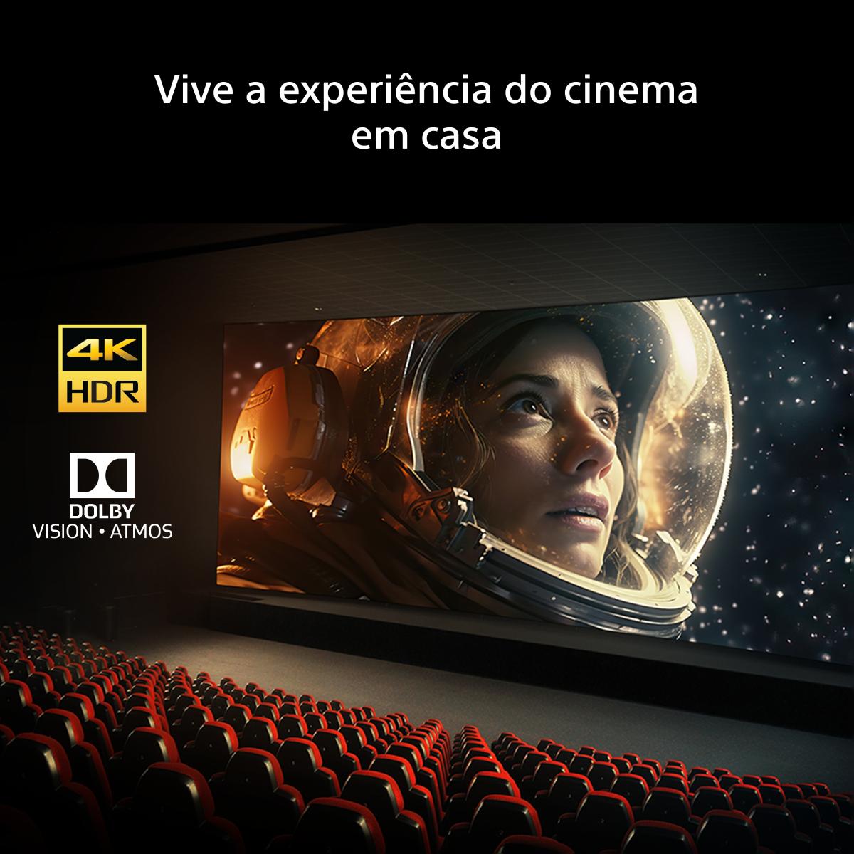 TV OLED 83" Sony BRAVIA 6 83A65 4K HDR, Dolby, Vision/Atmos, Google TV/Cast, Apple Airplay, Game Menu, Ideal PS5, 120 Hz Preto-4