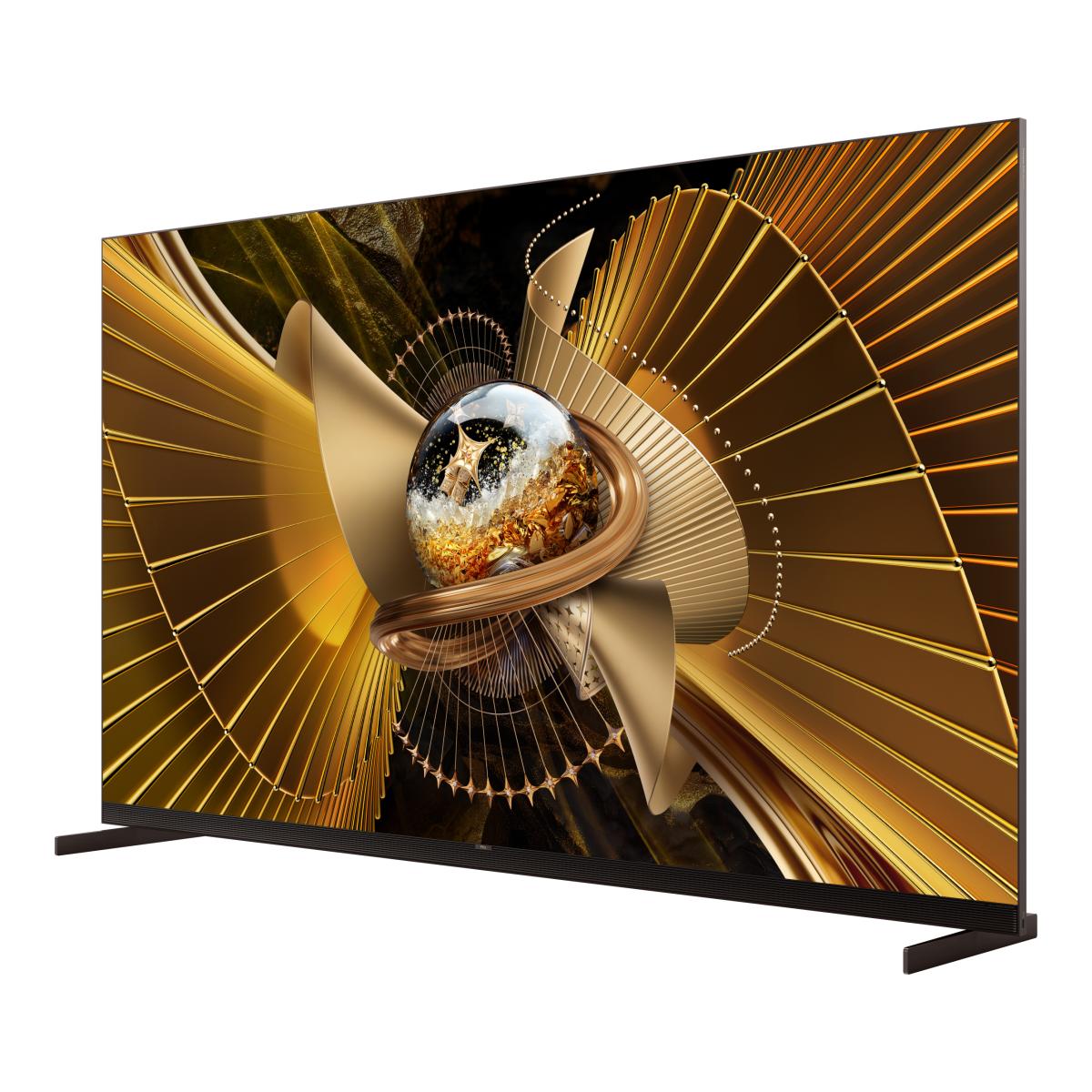 TV SQD-MiniLED 98" (248 cm) TCL 98X11L, 4K UHD, 10000 Nits, Smart Google TV, 144Hz, Dolby Vision & Atmos, Audio by Bang & Olufsen Aço escuro-7
