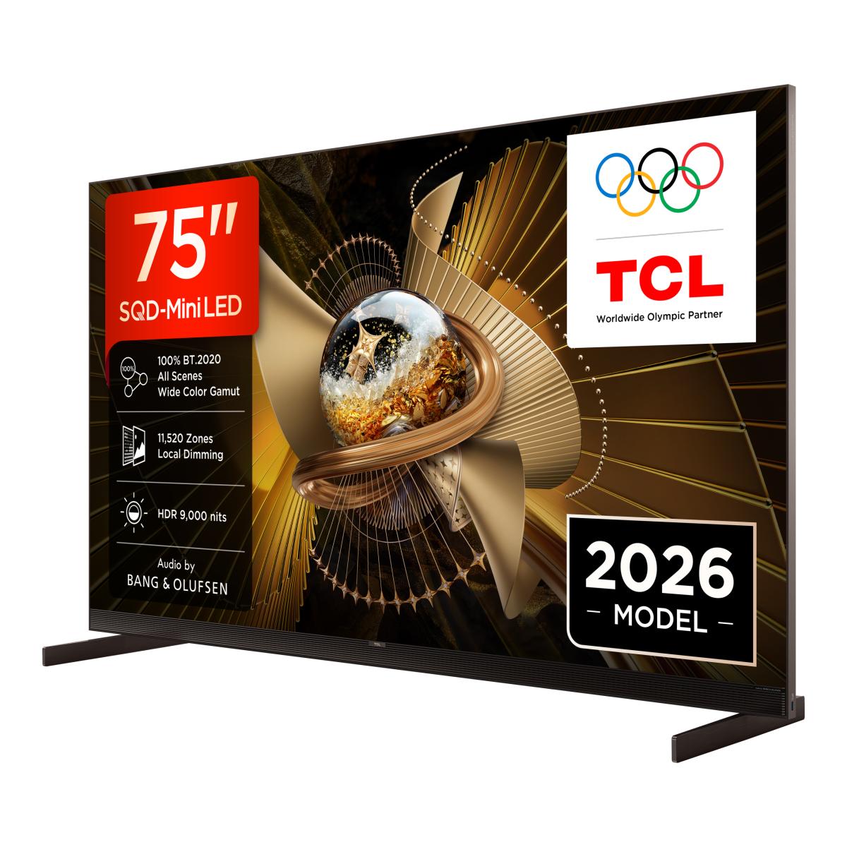 TV SQD-MiniLED 75" (189 cm) TCL 75X11L, 4K UHD, 9000 nits, Smart Google TV, 144 Hz, Dolby Vision & Atmos, Áudio da Bang & Olufse - Aço Escuro Aço escuro-4