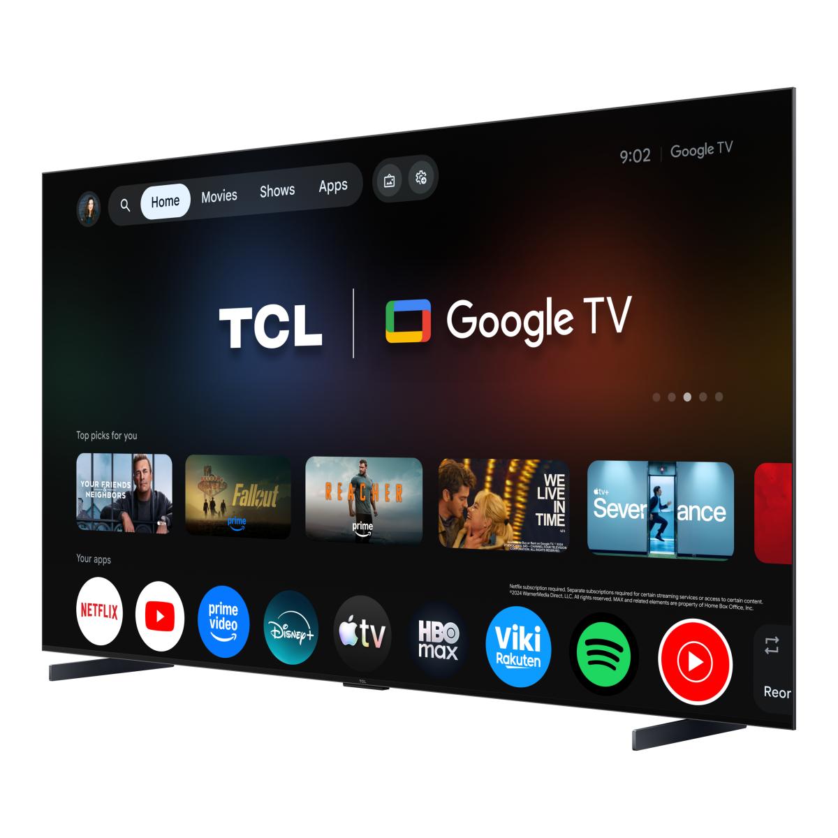 TV RGB-MiniLED 98" (248 cm) TCL 98RM7L, 4K HDR 2000 nits, Google TV, Sistema de Som 2.1 Onkyo, 144 Hz - Aço Escuro Aço escuro-6