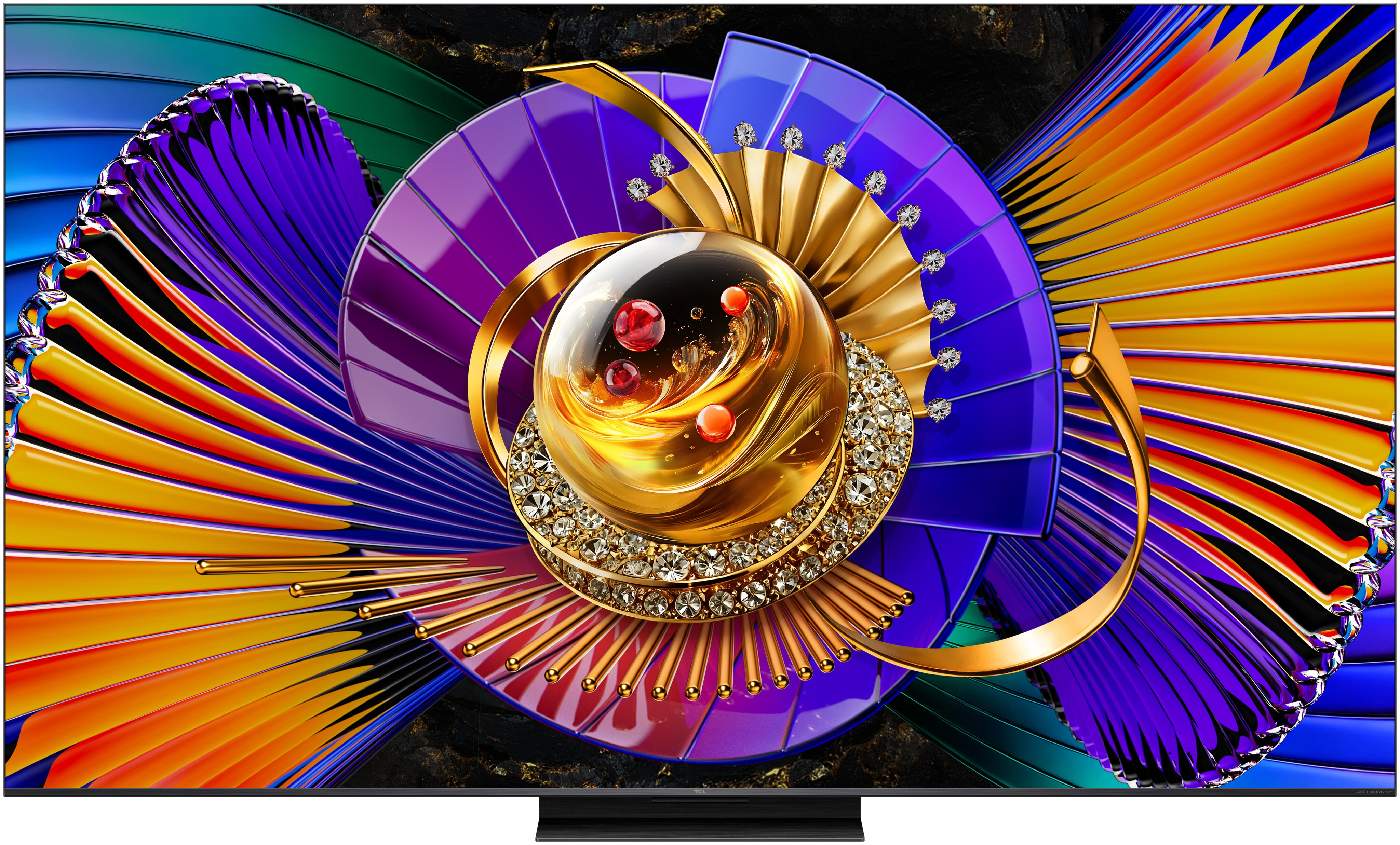 TV SQD-MiniLED 65" (164 cm) TCL 65C7L, 4K HDR 3000 nits, Google TV, 144 Hz, Dolby Vision & Atmos, Áudio da Bang & Olufsen Aço escuro-5