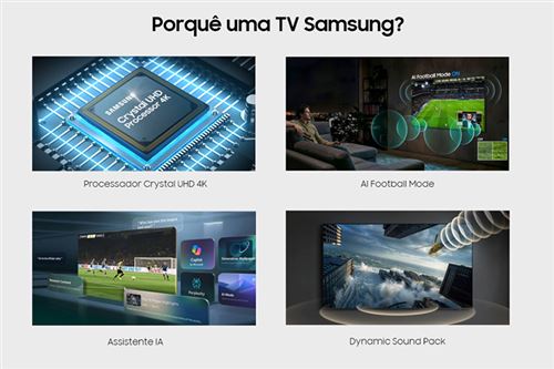 TV LED 85" (214 cm) Samsung Crystal UHD 4K TU85U8005HUXXC Smart TV 4