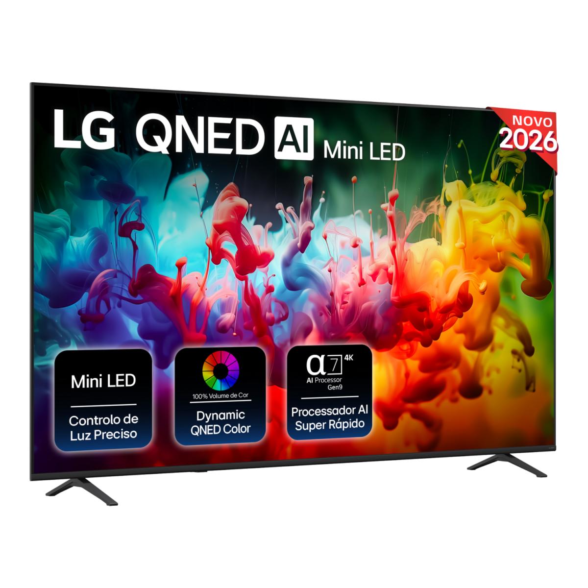 Imagem 0 de TV QNED MiniLED 85" (215 cm) LG 85QNED72B6A.AEU Smart TV, AI 4K