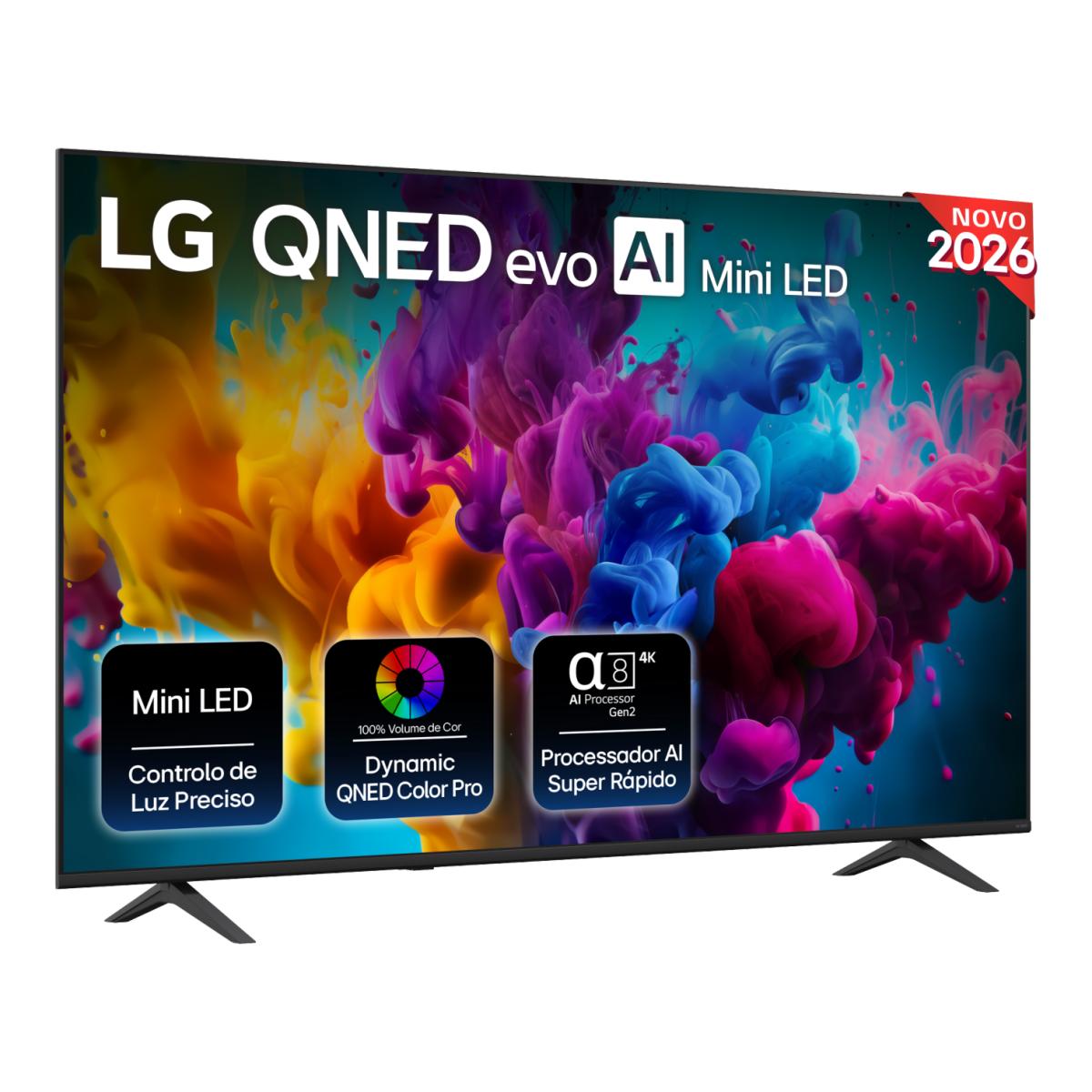 Imagem 0 de TV QNED Mini LED EVO 75" (189 cm) LG 75QNED8MB6A.AEU Smart TV, AI 4K