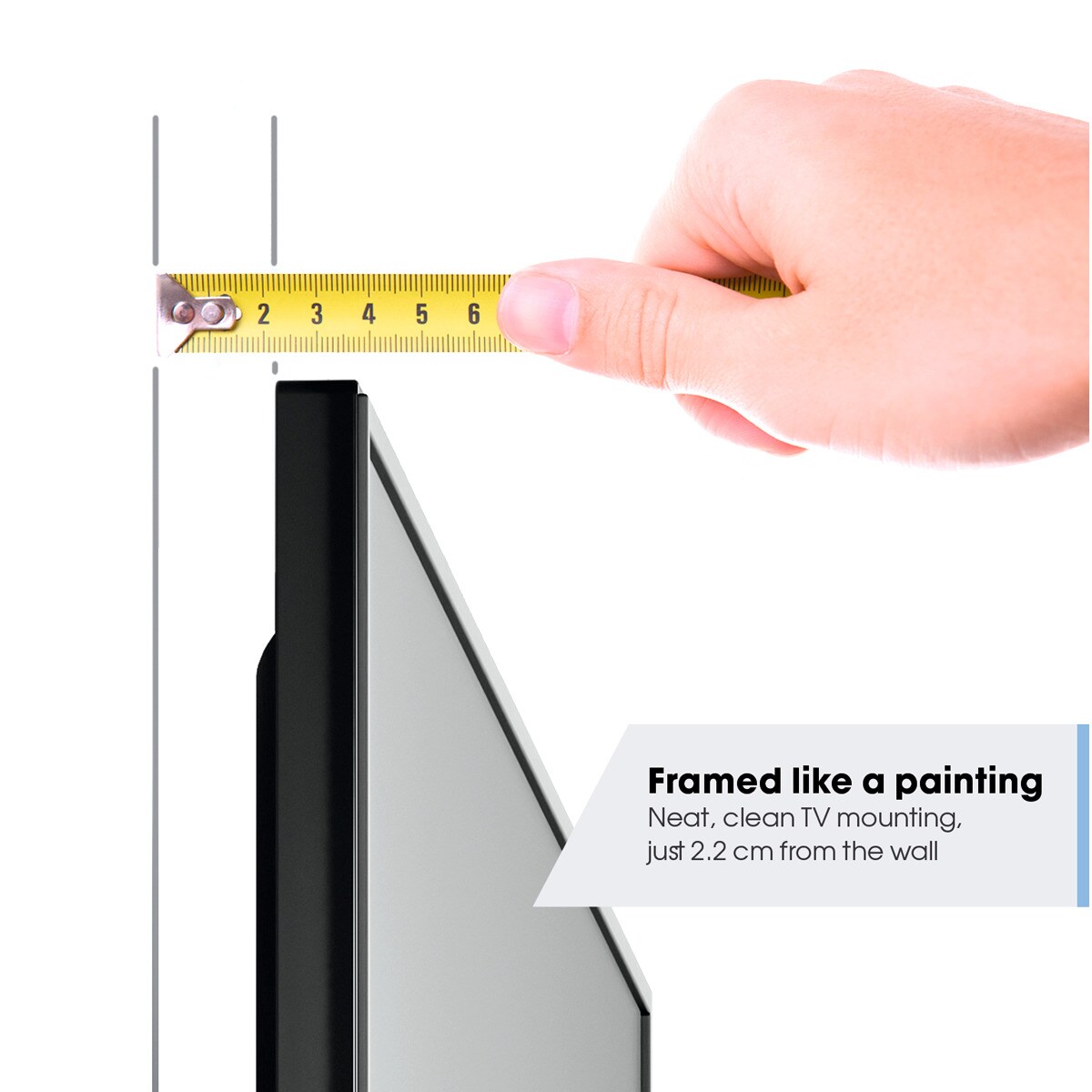 Suporte de Parede Fixo Vogel's TVM 3605 para TV de 40" a 100" até 75 kg Preto-6