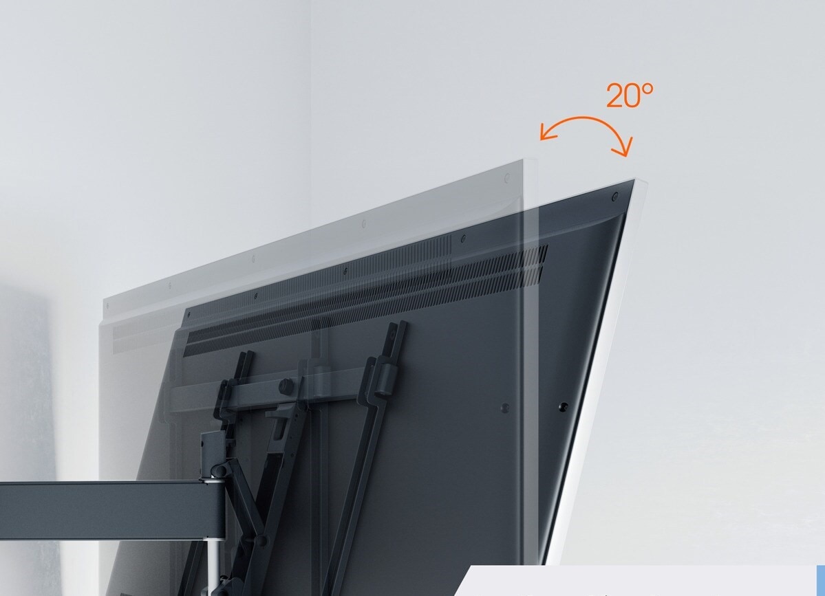 Suporte de Parede Giratório até 180º Vogel's TVM 3645 para TV de 40" a 77" até 35 kg Preto-4