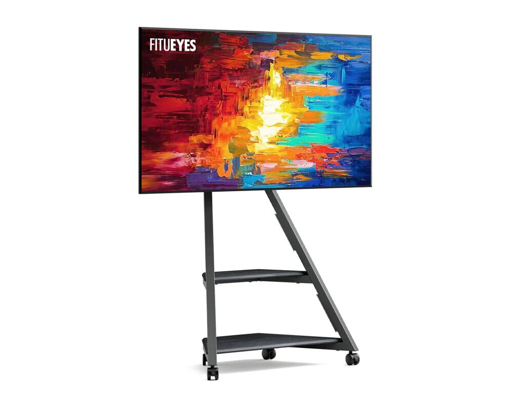 Imagem 0 de Suporte de Chão para Televisão Eiffel FT65 com Rodas Preto