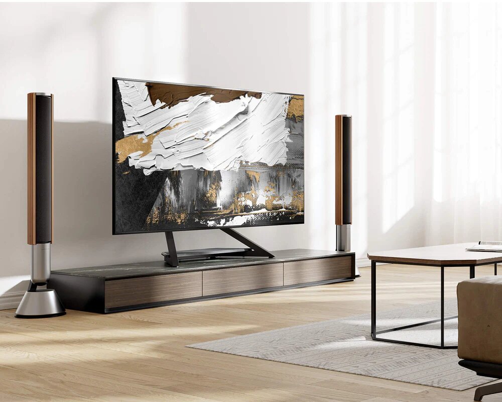 Suporte de mesa para televisão Eiffel V2 TT88 Preto 2