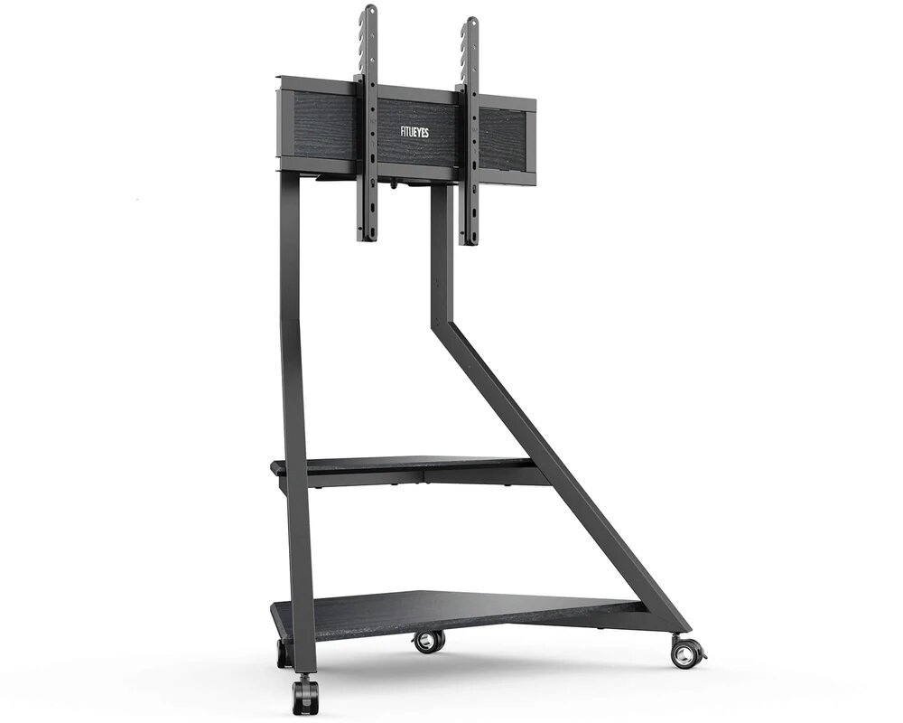 Suporte de Chão para Televisão Eiffel V2 FT88 com Rodas Preto 9