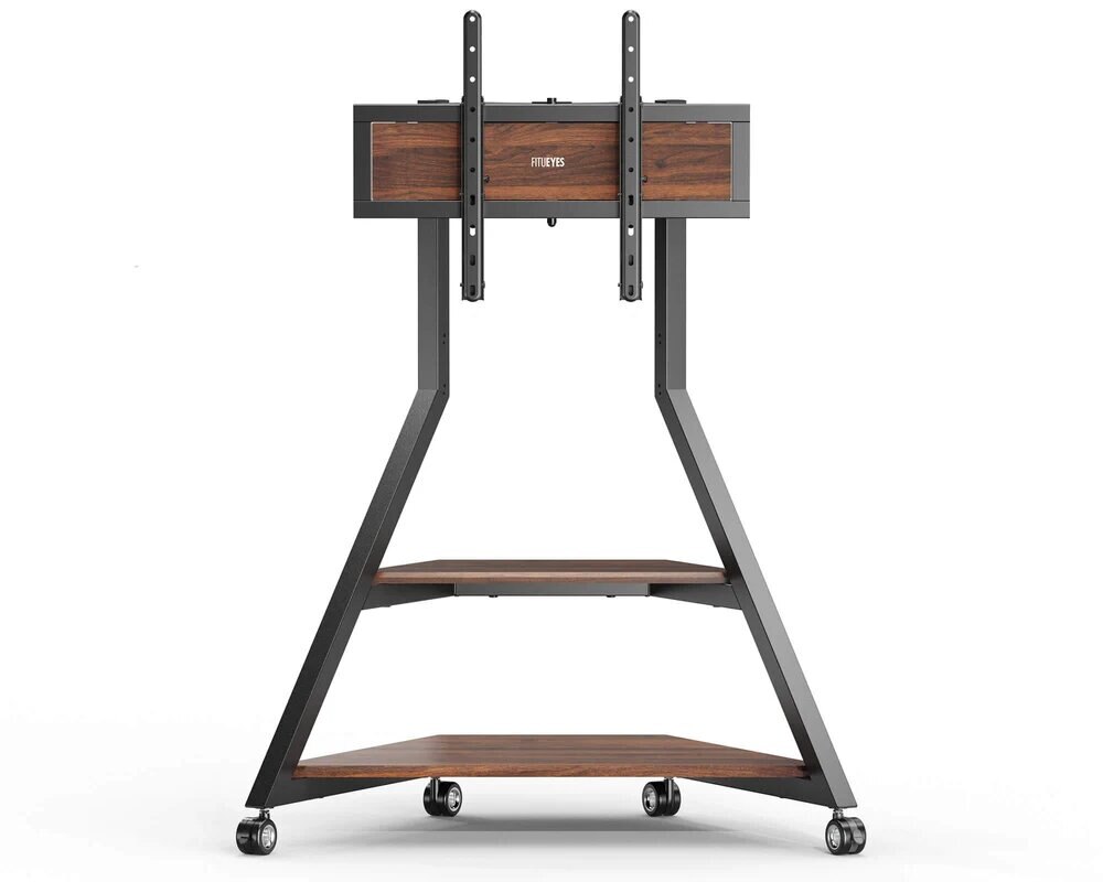 Suporte de Chão para TV Fitueyes Eiffel V2 FT88 com Rodas - Walnut Walnut-7
