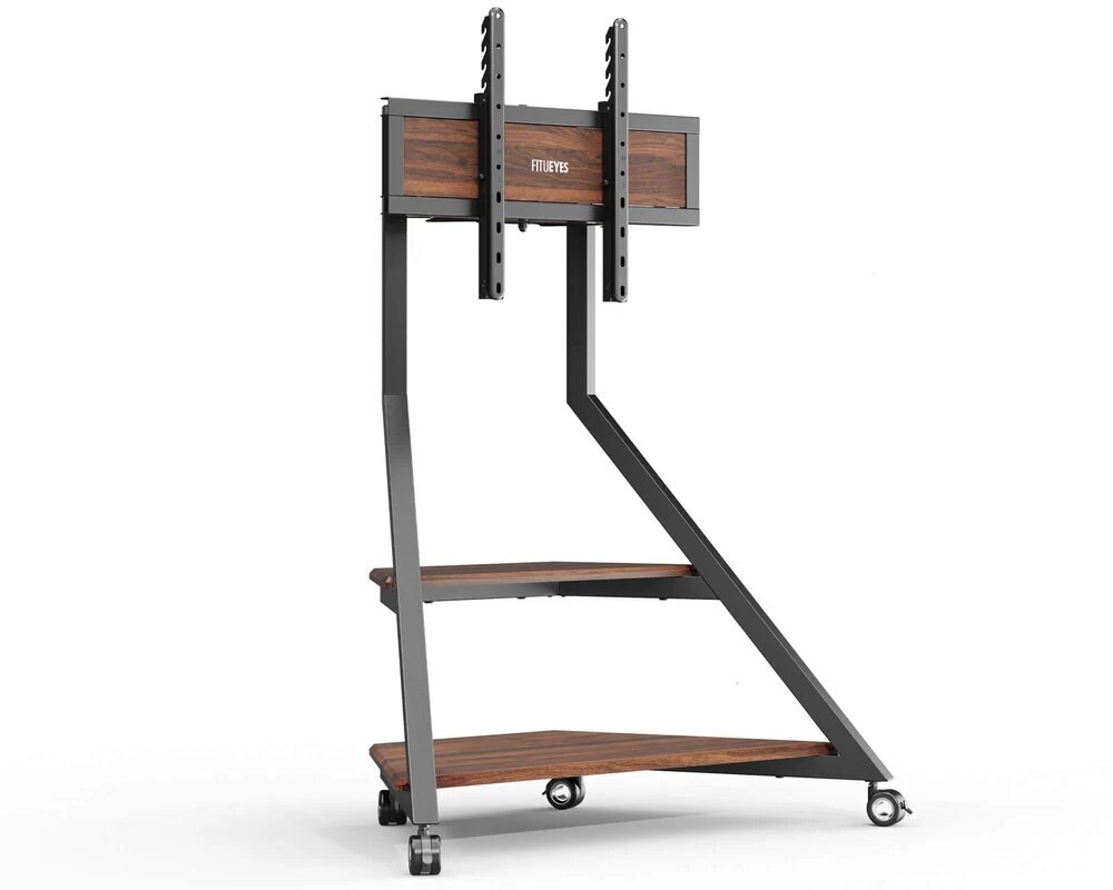 Suporte de Chão para TV Fitueyes Eiffel V2 FT88 com Rodas - Walnut Walnut-8
