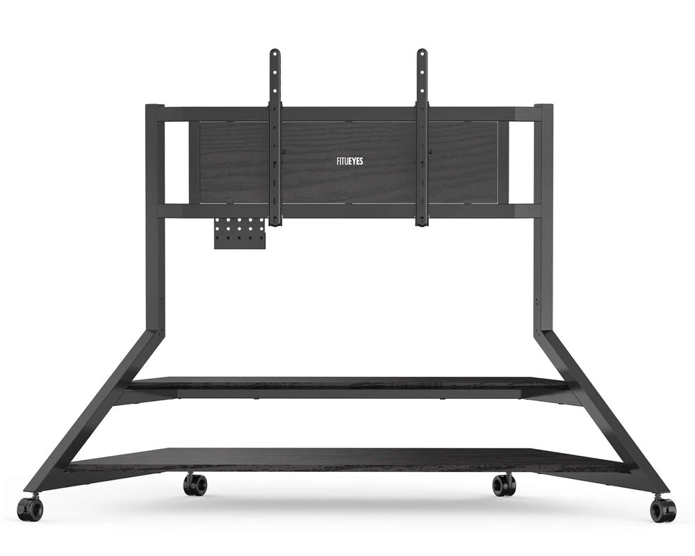 Suporte de Chão para Televisão Eiffel V2 FT100 com Rodas Preto 8