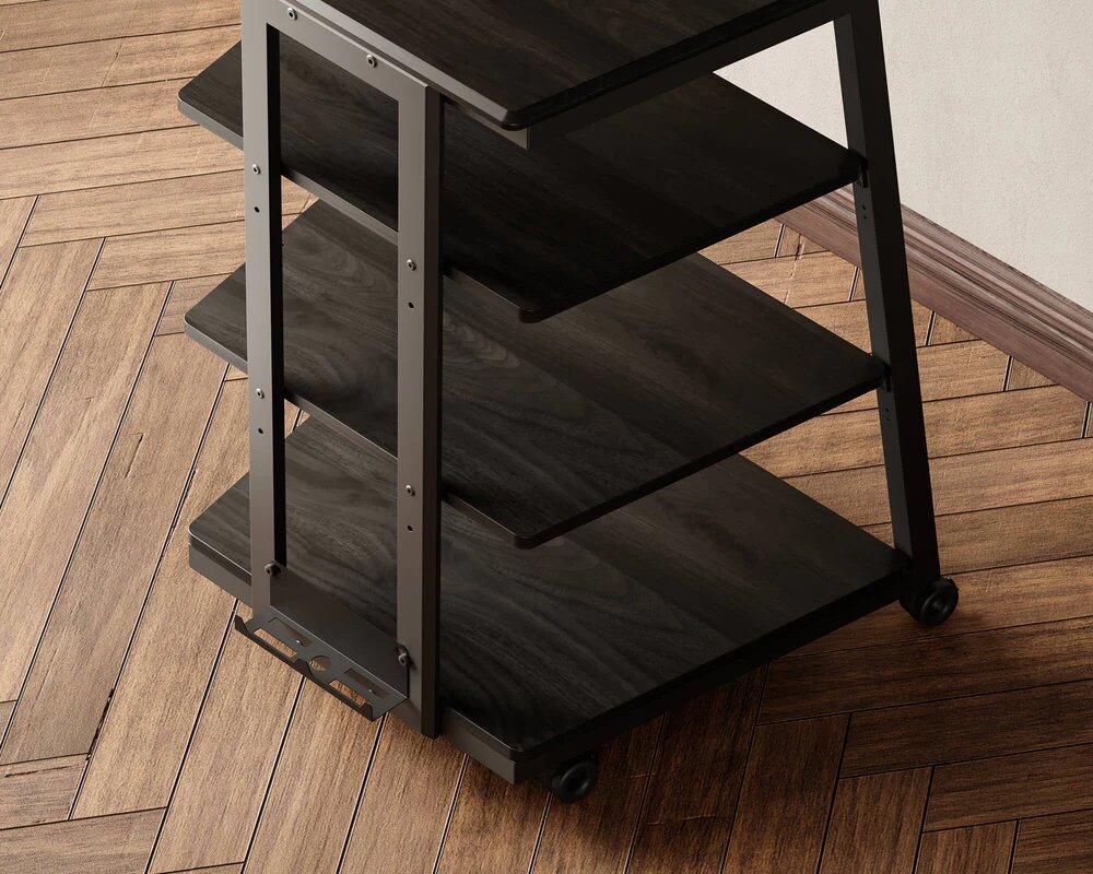 Rack Hi-Fi Fitueyes Eiffel AS07 - Preto Preto-9