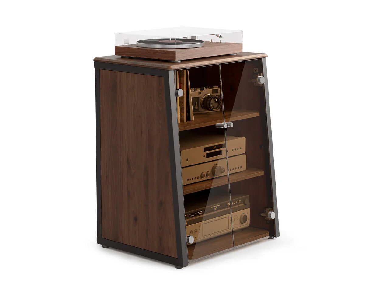 Rack Hi?Fi Fechado Fitueyes Eiffel V2 AS07 - Walnut Walnut-1