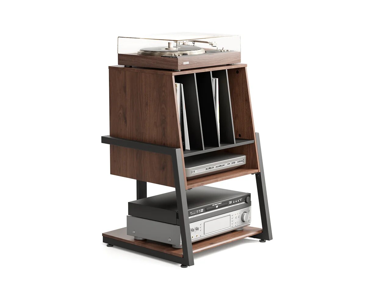 Suporte para Gira-discos Fitueyes Eiffel RS - Walnut Walnut-1
