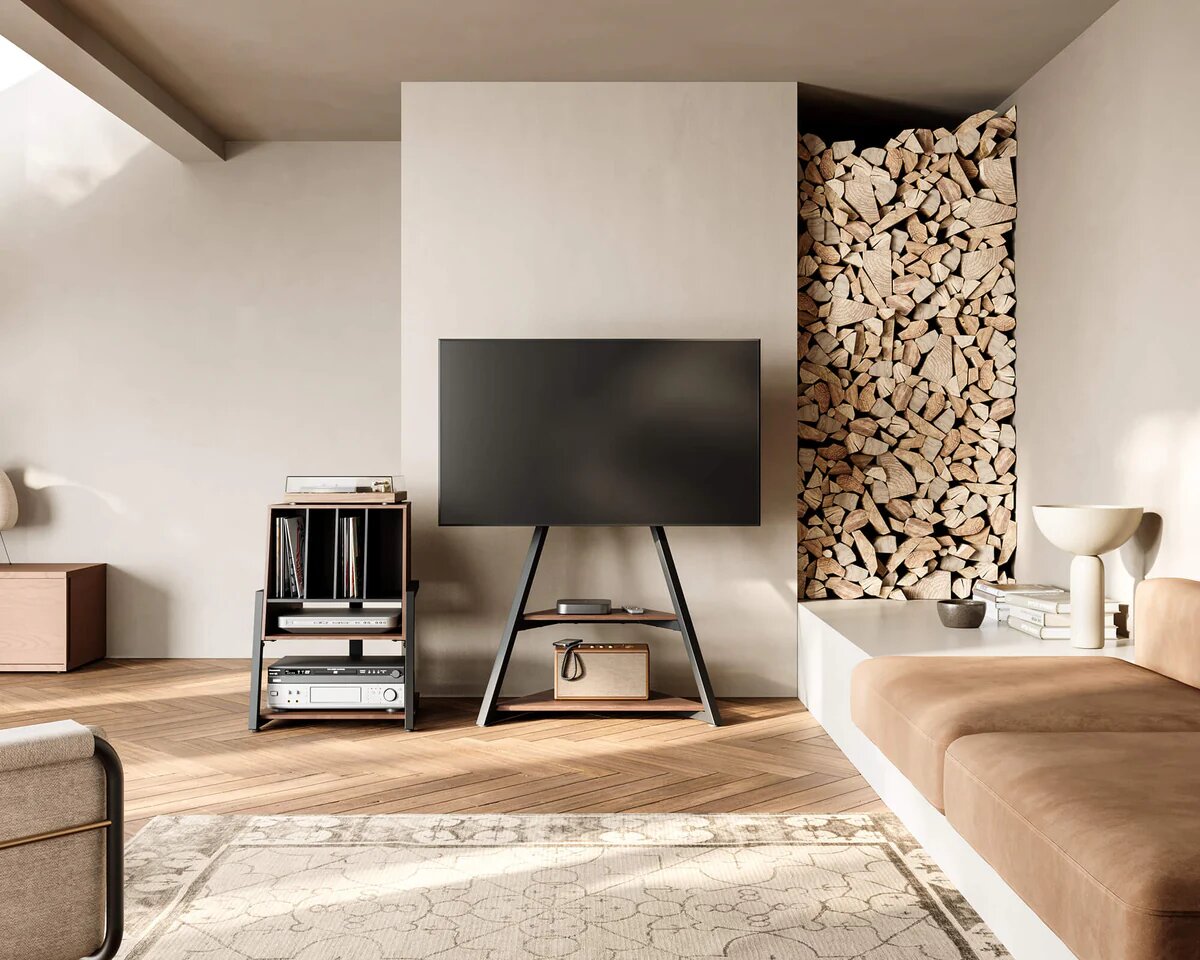 Suporte para Gira-discos Fitueyes Eiffel RS - Walnut Walnut-4
