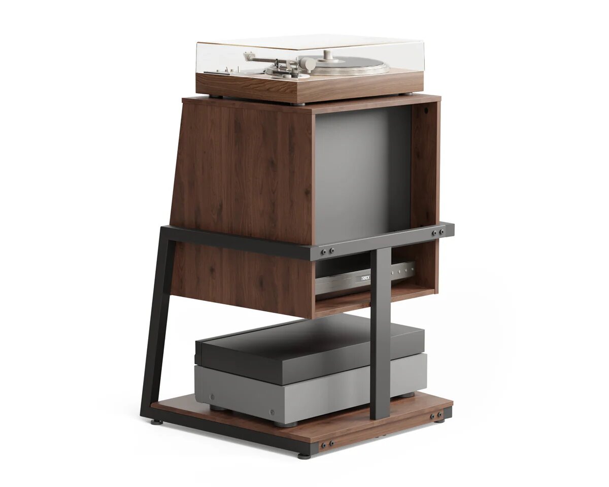 Suporte para Gira-discos Fitueyes Eiffel RS - Walnut Walnut-6