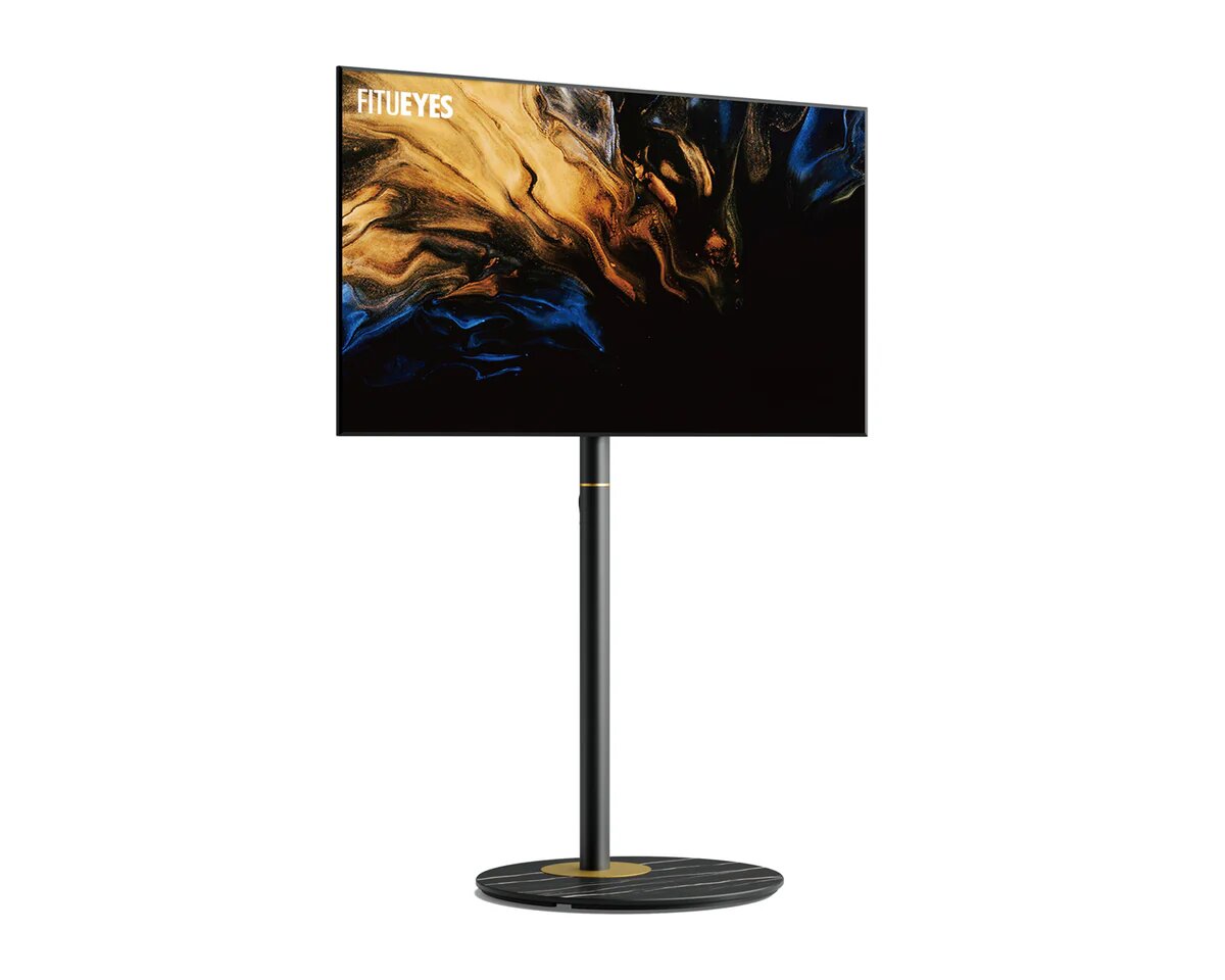Suporte de Chão para TV Fitueyes Master FT60 - Preto Preto-1