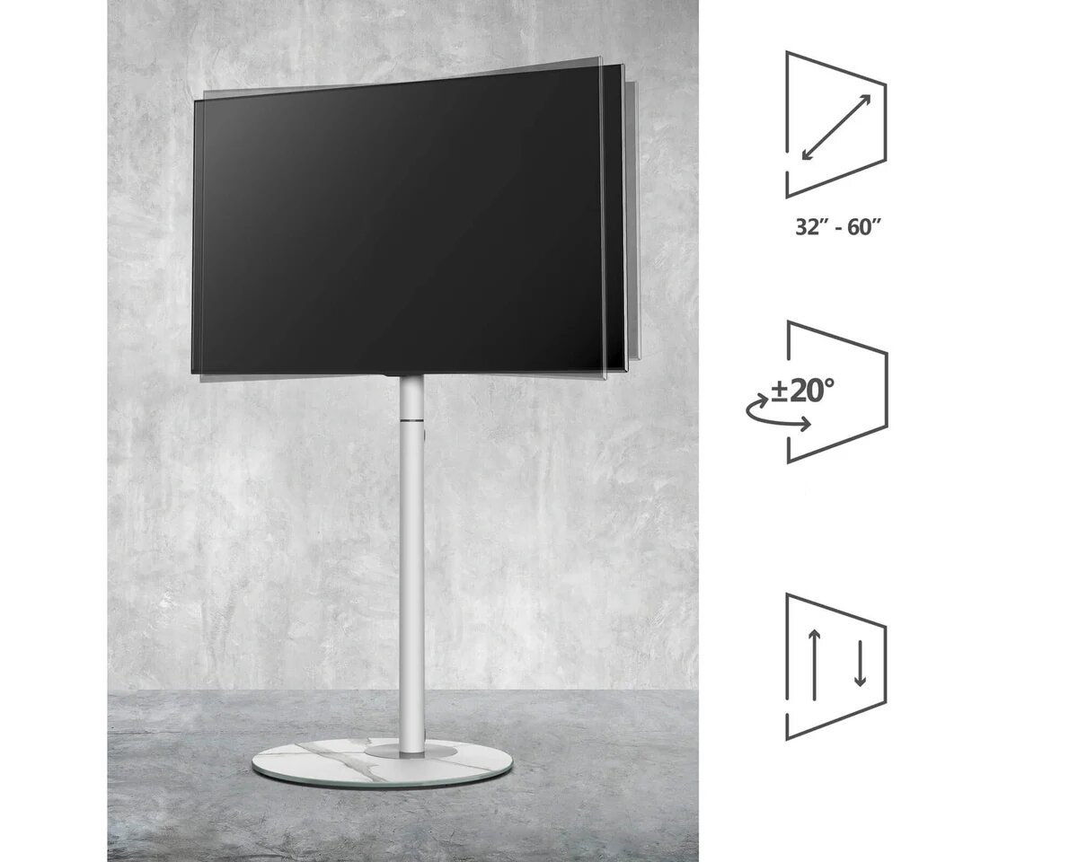 Suporte de Chão para TV Fitueyes Master FT60 - Preto Preto-4
