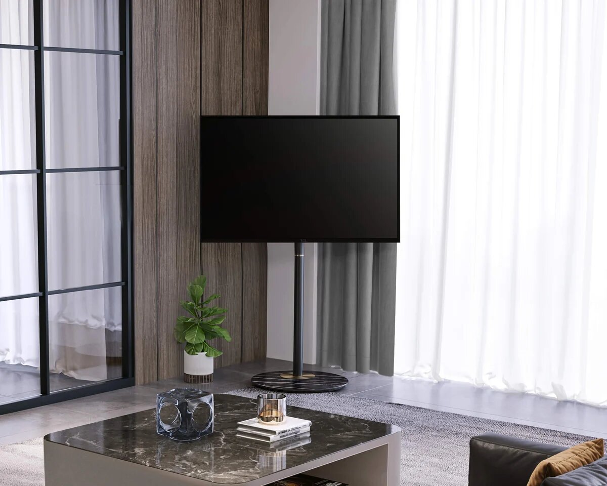Suporte de Chão para TV Fitueyes Master FT60 - Preto Preto-8