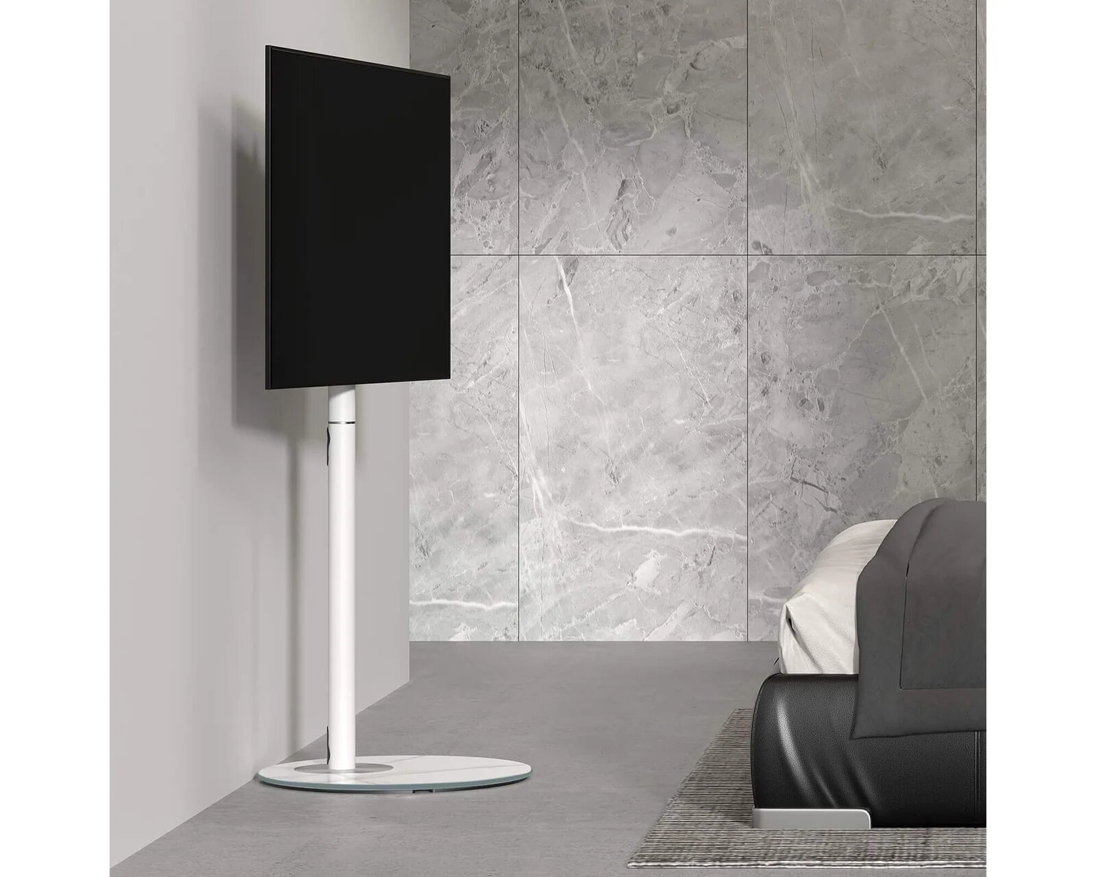 Suporte de Chão para TV Fitueyes Master FT60 - Branco Branco-8