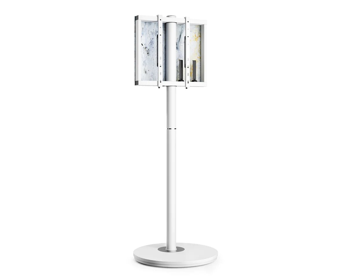 Suporte de Chão para TV Fitueyes Master V2 FT65 com Rodas - Branco Branco-2