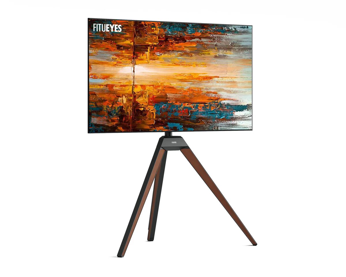 Suporte de Chão para TV Fitueyes Picasso FT65 - Walnut Walnut-1