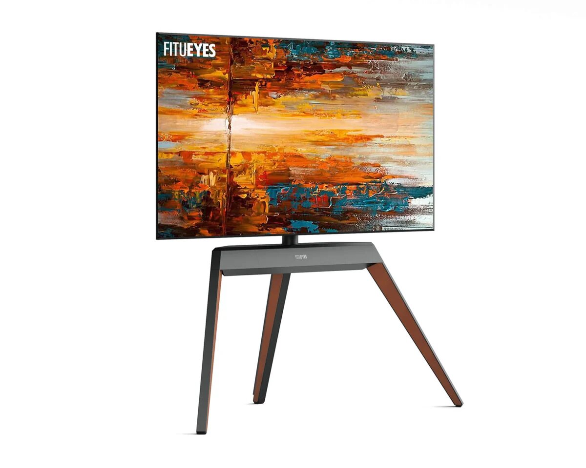 Suporte de Chão para TV Fitueyes Picasso FT78 - Walnut Walnut-1
