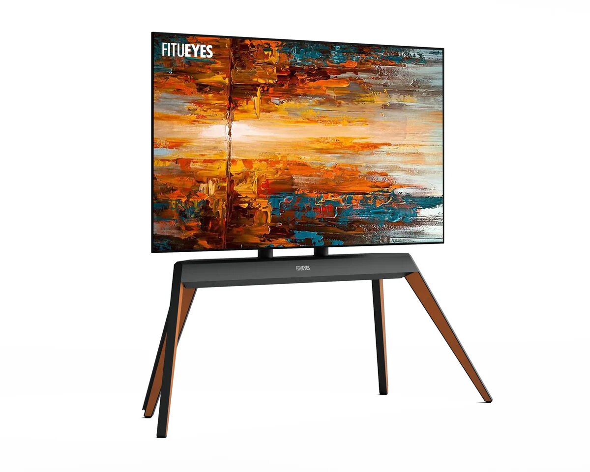 Imagem 0 de Suporte de Chão para TV Fitueyes Picasso FT88 - Walnut