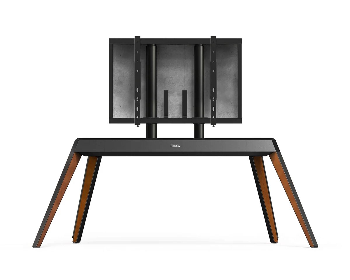 Suporte de Chão para TV Fitueyes Picasso FT88 - Walnut Walnut-2