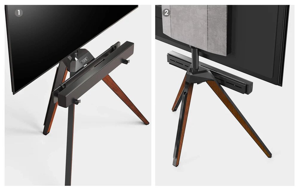 Suporte para Barra de Som Fitueyes Picasso para Suporte de TV Preto-3