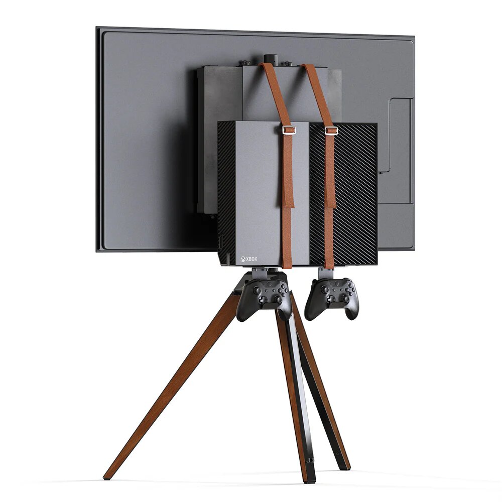 Suporte de Consolas Fitueyes Picasso Console Storage Bracket Preto-2