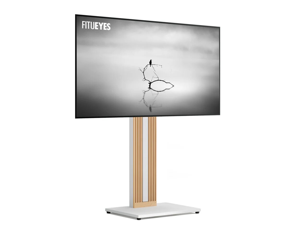 Imagem 0 de Suporte de Chão para TV Fitueyes Zen FT65 - Branco
