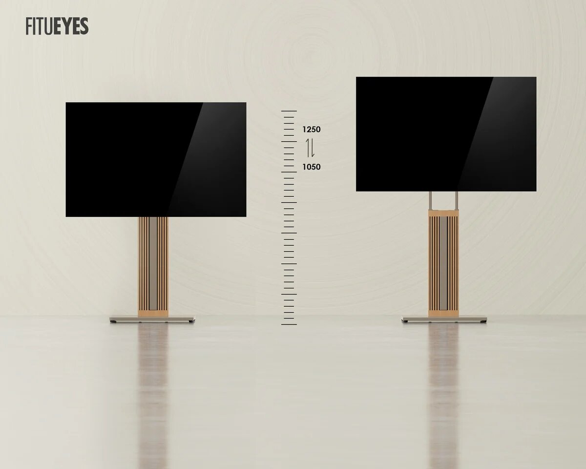 Suporte de Chão para TV Fitueyes Zen FT65 - Morandi Grey Grey-4