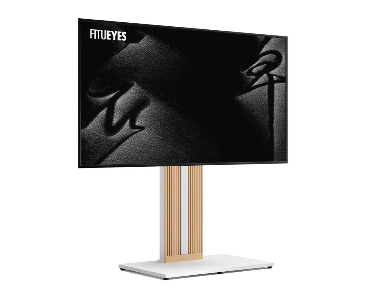 Suporte de Chão para TV Fitueyes Zen FT88 - Branco Branco-1