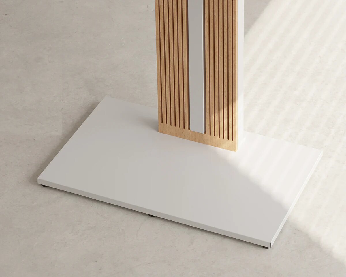 Suporte de Chão para TV Fitueyes Zen FT88 - Branco Branco-7